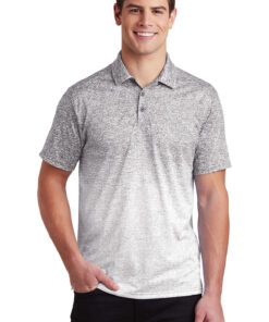 Sport-Tek Ombre Heather Polo - Image 6