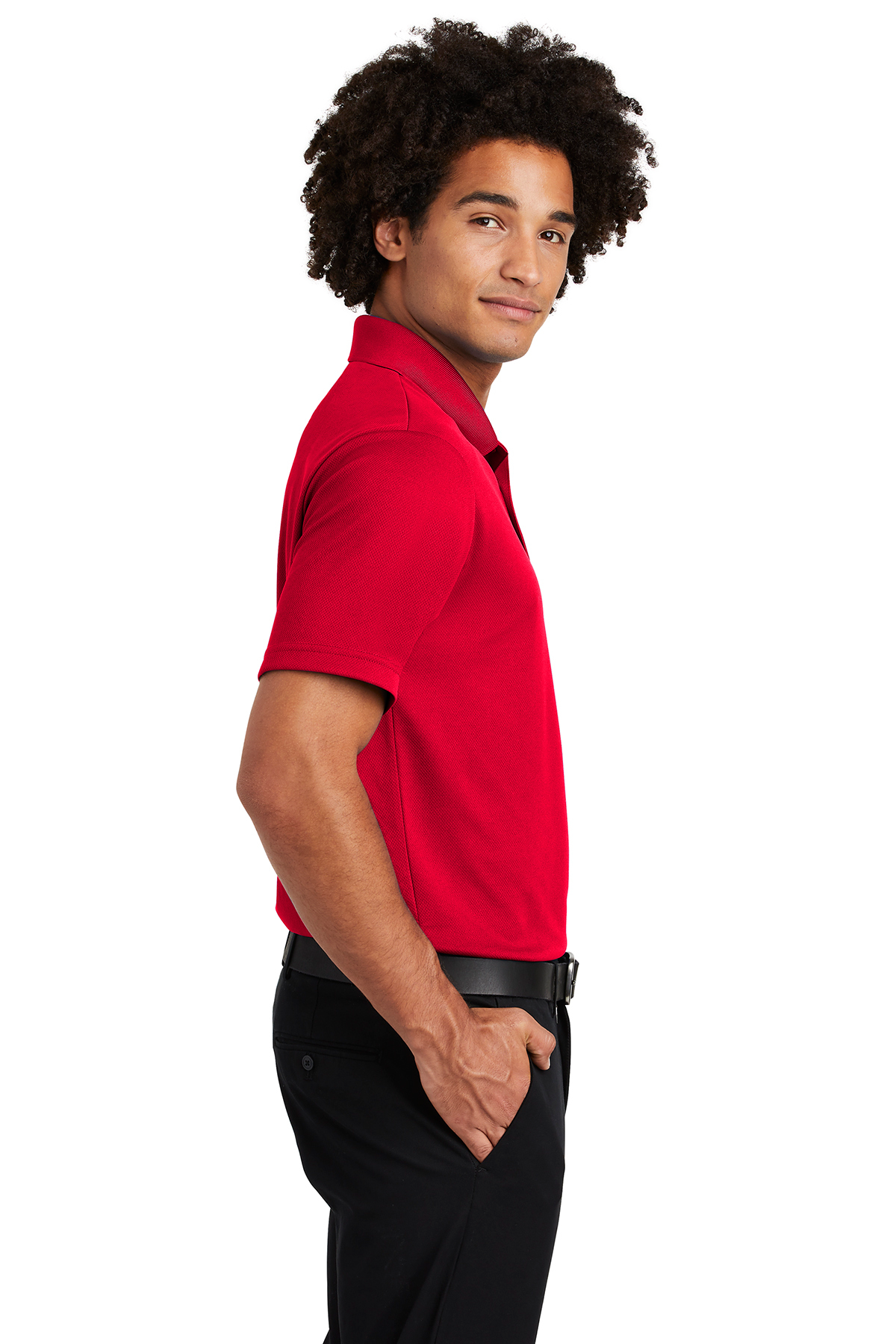 Sport-Tek PosiCharge RacerMesh Pocket Polo - Image 3