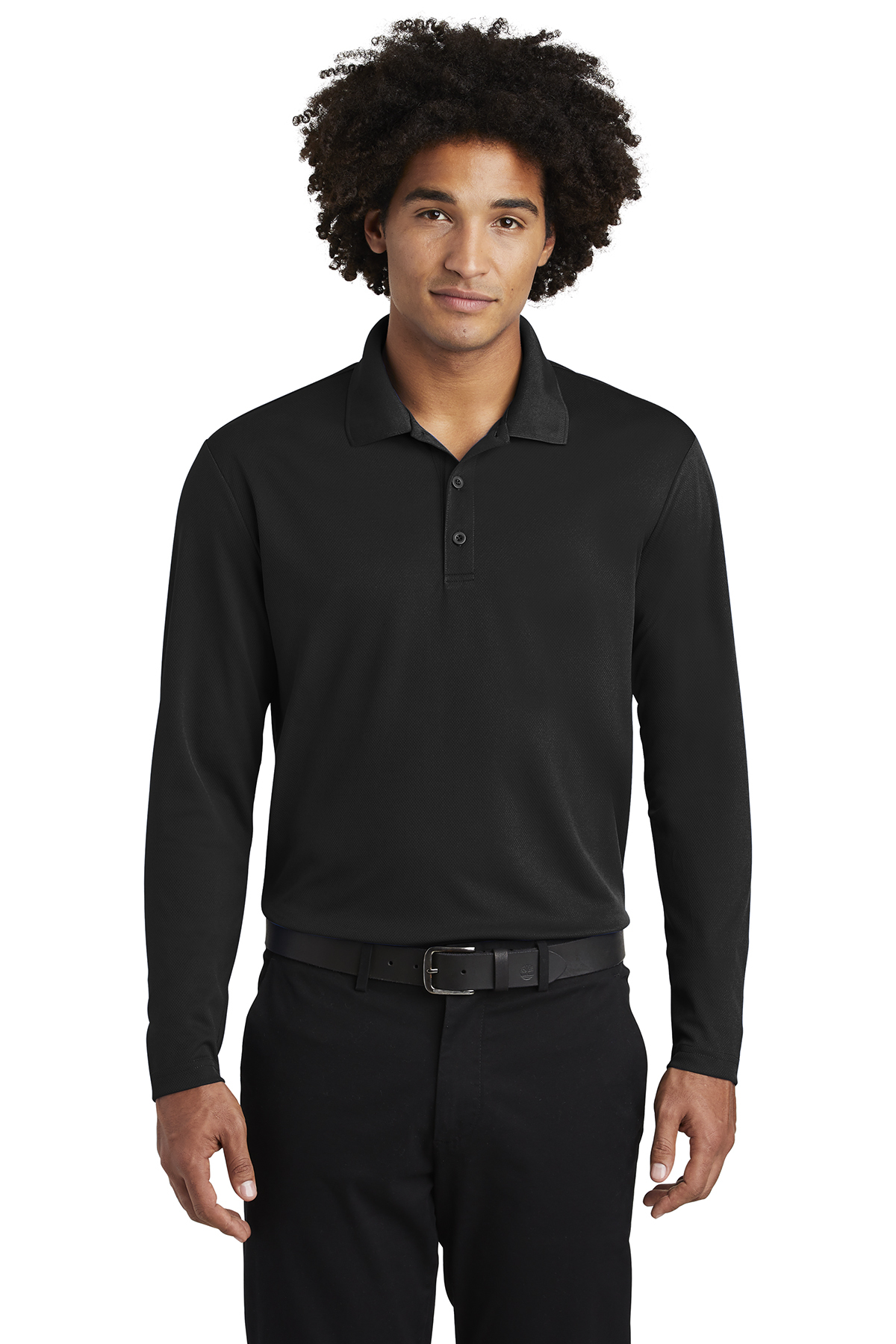 Sport-Tek PosiCharge RacerMesh Long Sleeve Polo - Image 10