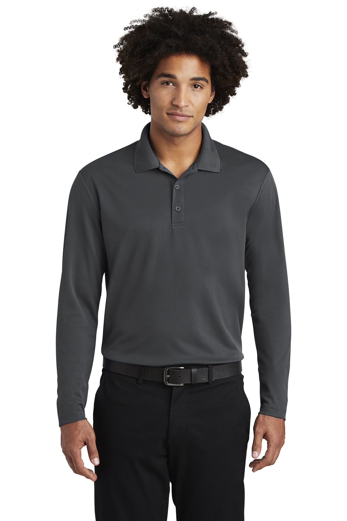 Sport-Tek PosiCharge RacerMesh Long Sleeve Polo - Image 11