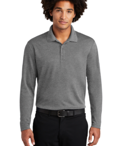 Sport-Tek PosiCharge RacerMesh Long Sleeve Polo - Image 5