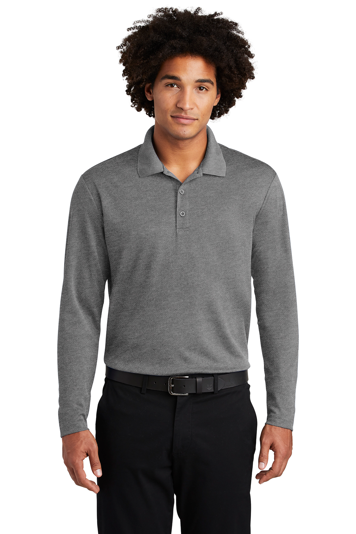 Sport-Tek PosiCharge RacerMesh Long Sleeve Polo - Image 5