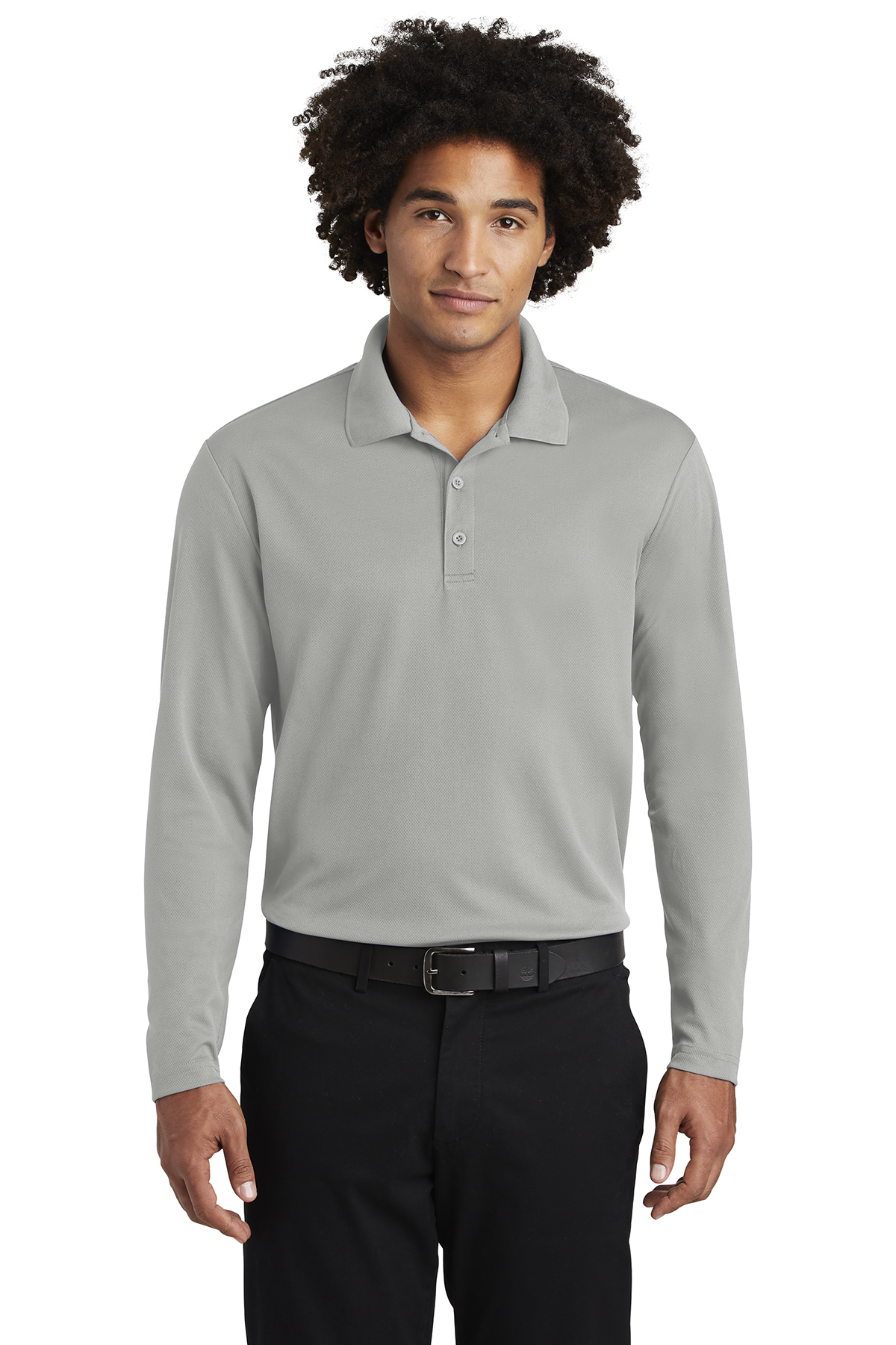 Sport-Tek PosiCharge RacerMesh Long Sleeve Polo - Image 6