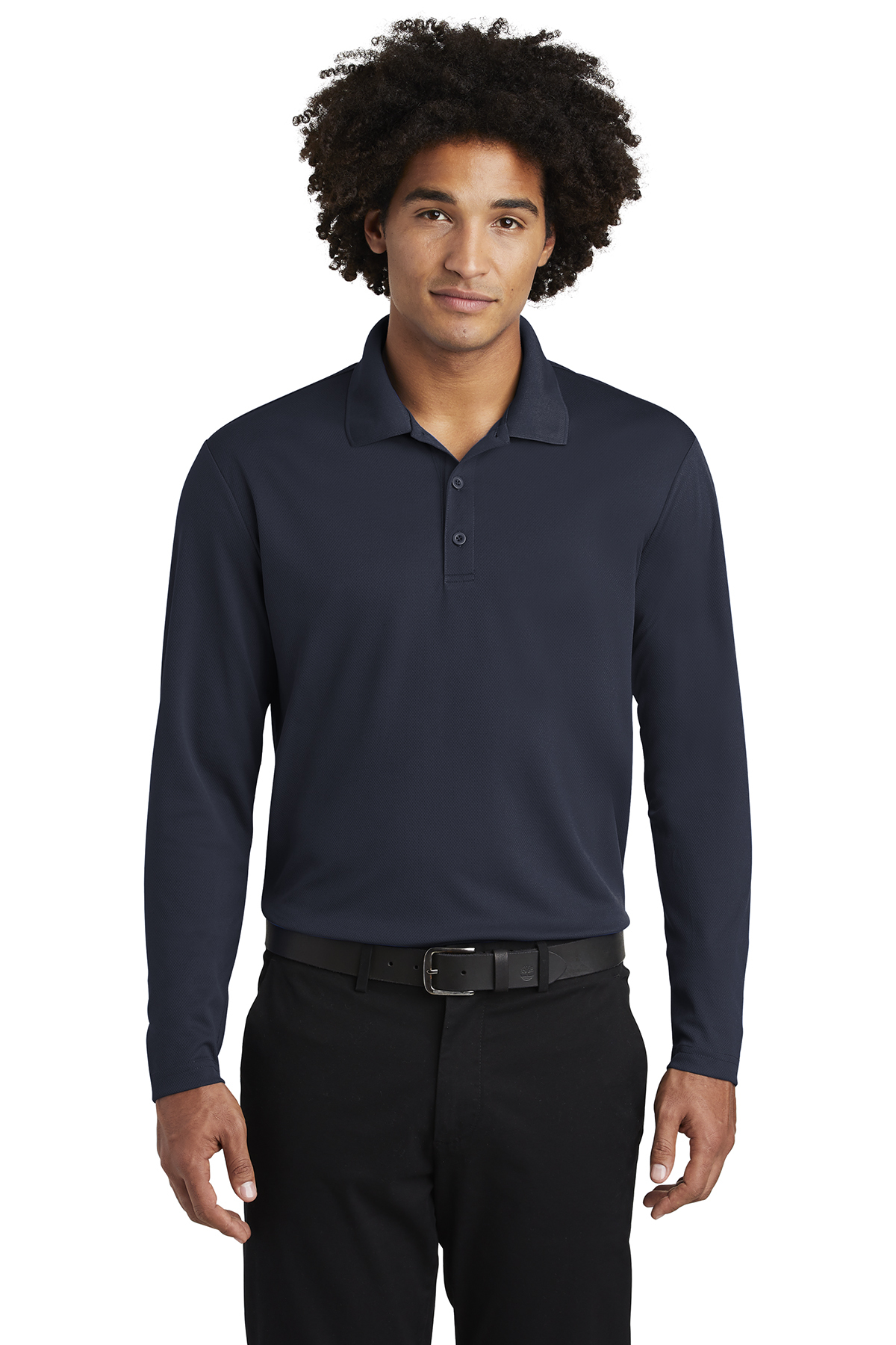 Sport-Tek PosiCharge RacerMesh Long Sleeve Polo - Image 7