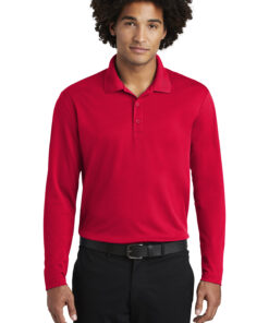 Sport-Tek PosiCharge RacerMesh Long Sleeve Polo - Image 8