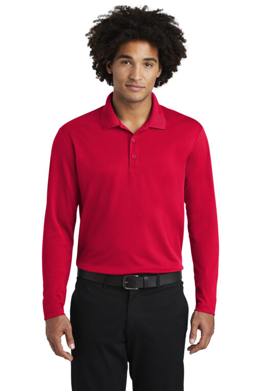 Sport-Tek PosiCharge RacerMesh Long Sleeve Polo