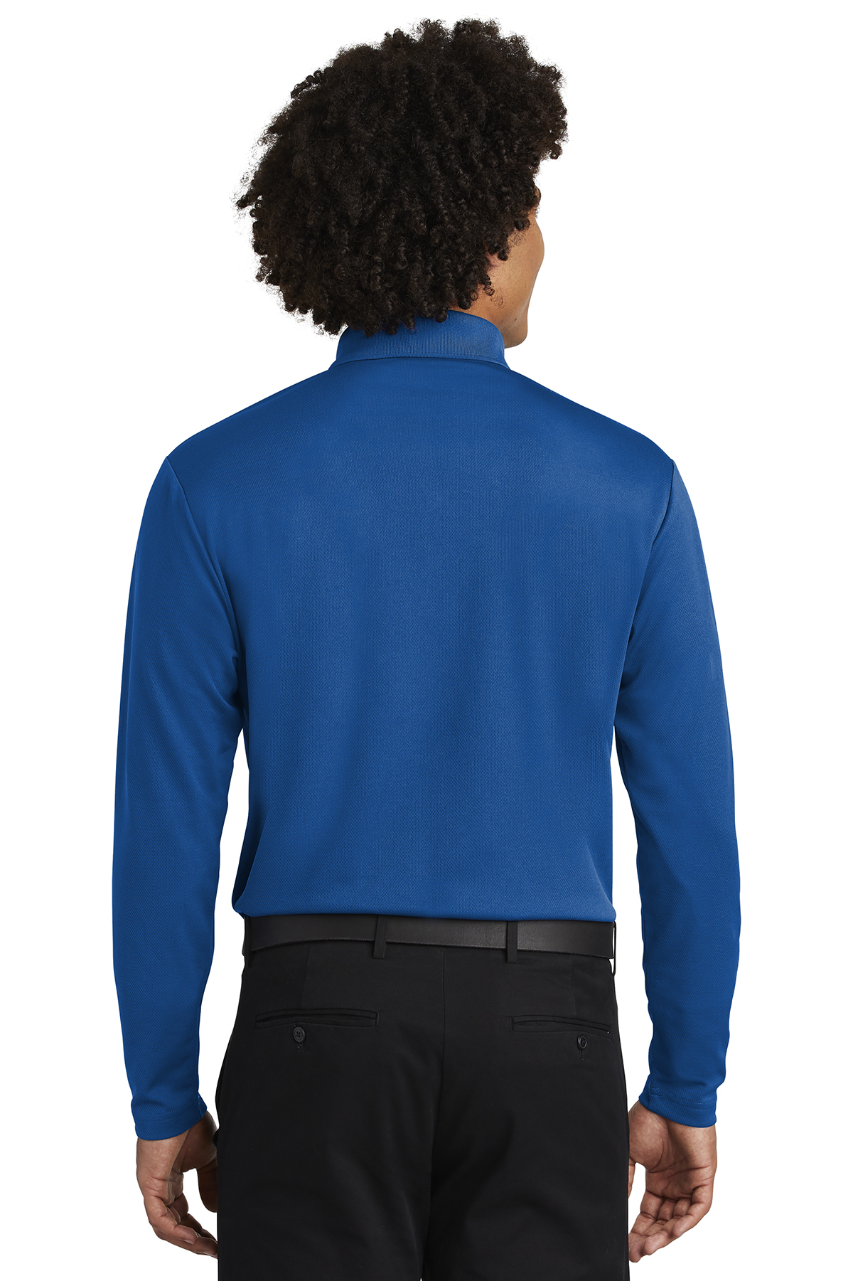 Sport-Tek PosiCharge RacerMesh Long Sleeve Polo - Image 4