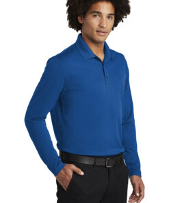 Sport-Tek PosiCharge RacerMesh Long Sleeve Polo - Image 2