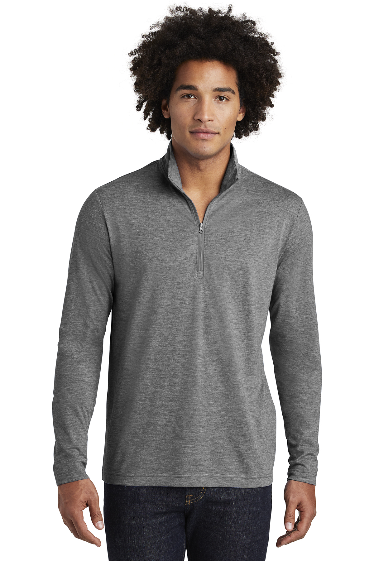 Sport-Tek PosiCharge Tri-Blend Wicking 1/4-Zip Pullover - Image 7