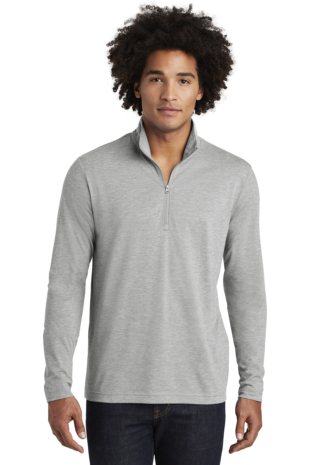 Sport-Tek PosiCharge Tri-Blend Wicking 1/4-Zip Pullover - Image 6