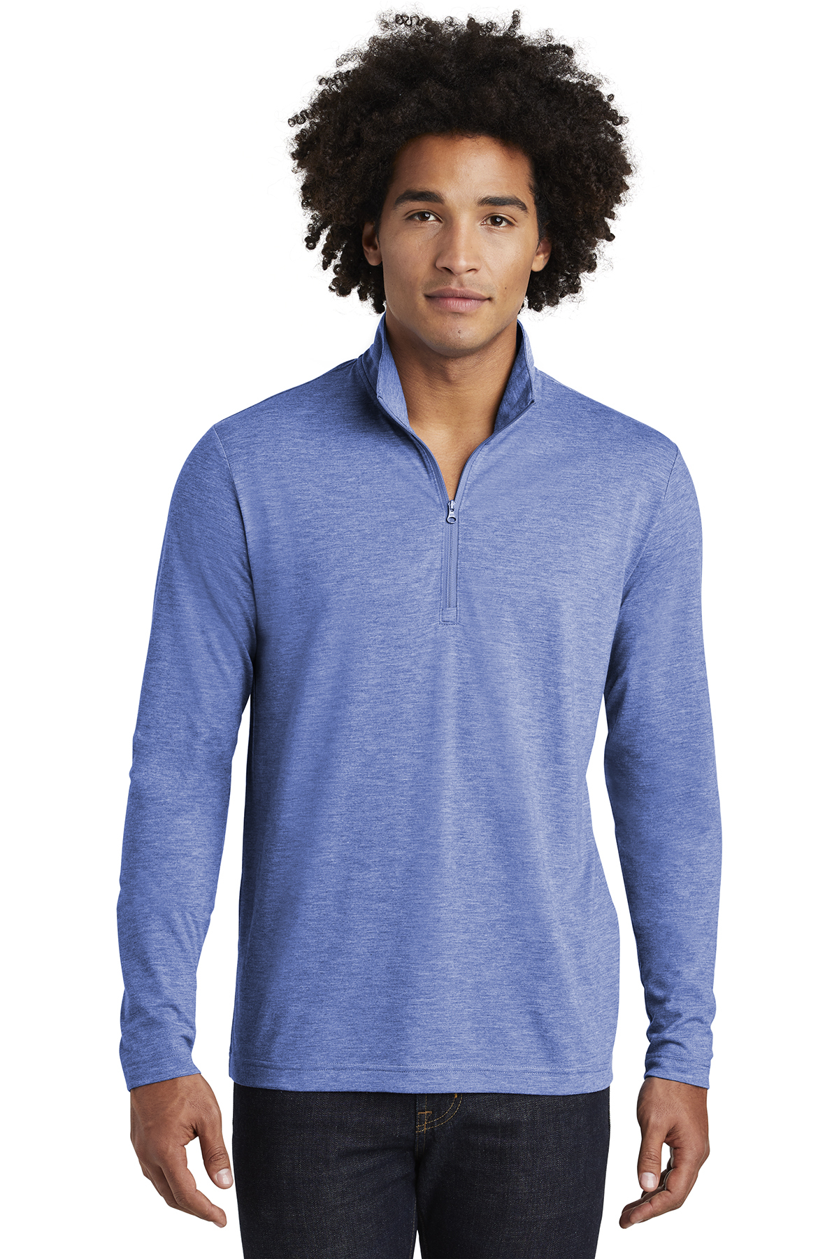 Sport-Tek PosiCharge Tri-Blend Wicking 1/4-Zip Pullover - Image 8