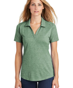 Sport-Tek Ladies PosiCharge Tri-Blend Wicking Polo - Image 1