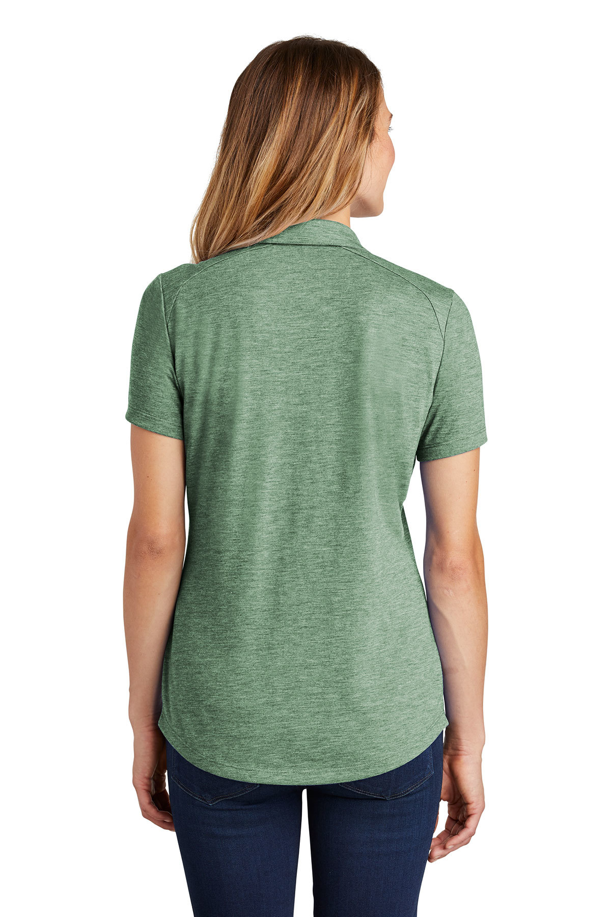 Sport-Tek Ladies PosiCharge Tri-Blend Wicking Polo - Image 4