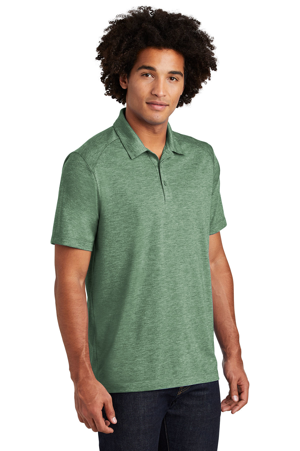 Sport-Tek PosiCharge Tri-Blend Wicking Polo - Image 2