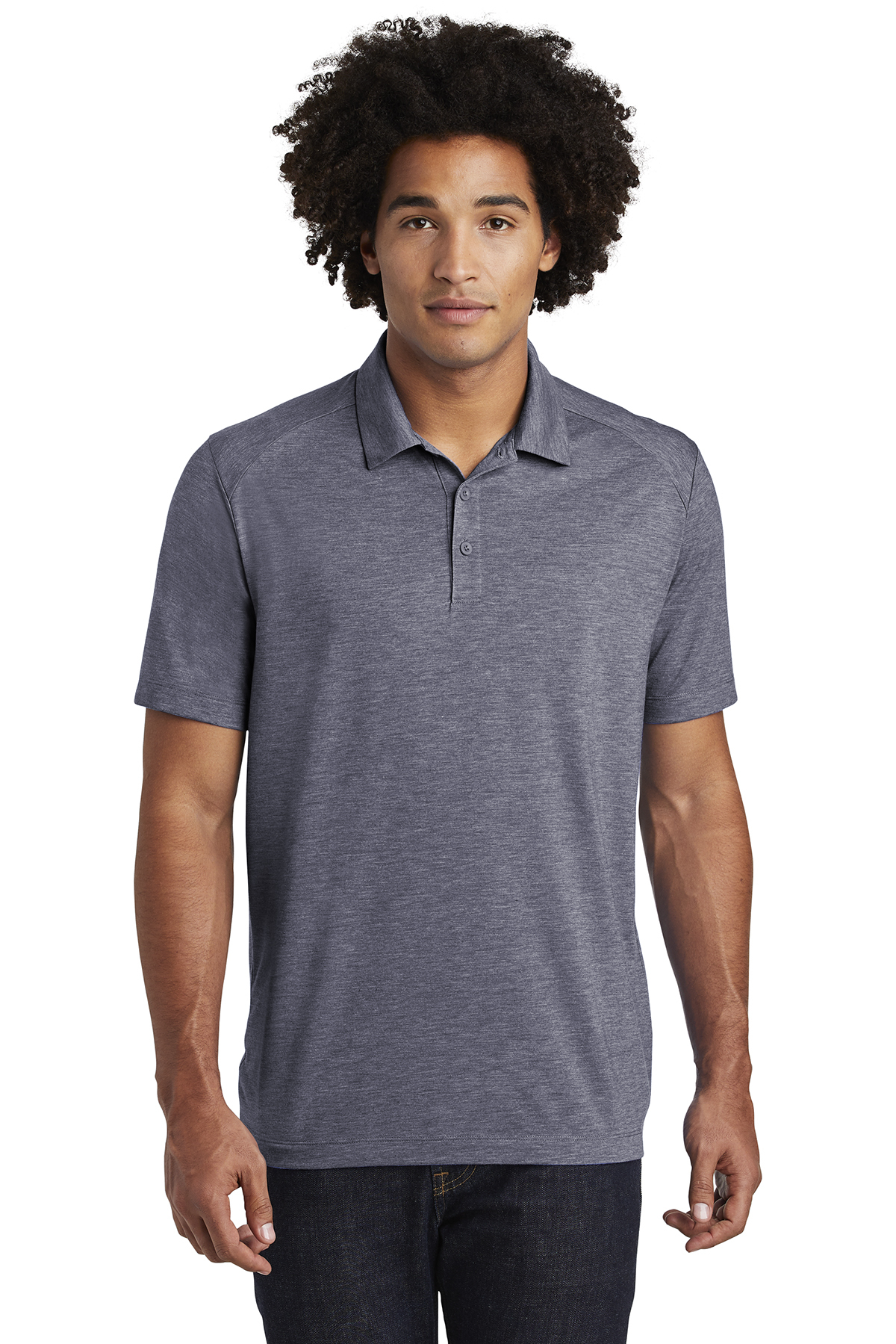 Sport-Tek PosiCharge Tri-Blend Wicking Polo - Image 9