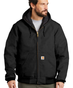 Carhartt Quilted-Flannel-Lined Duck Active Jac - Image 1