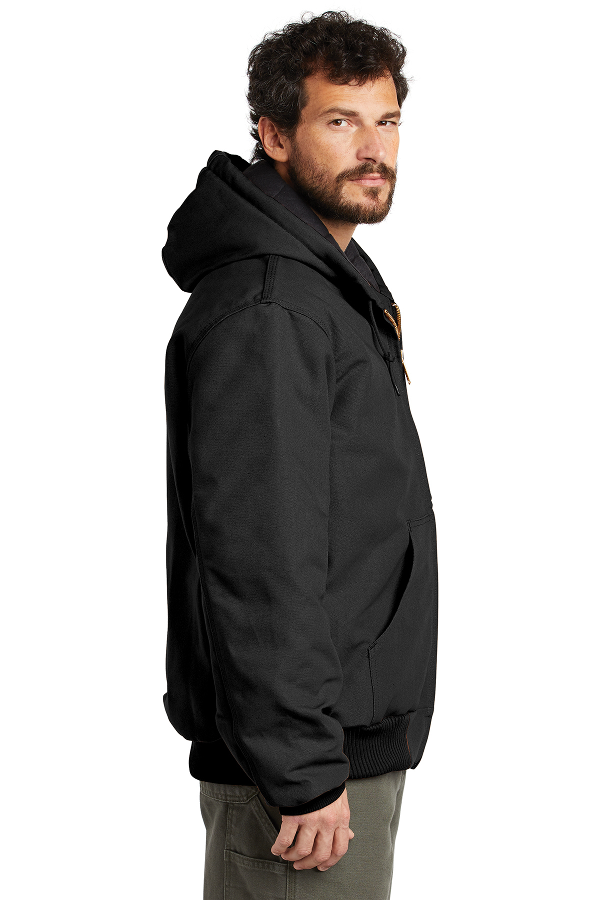 Carhartt Quilted-Flannel-Lined Duck Active Jac - Image 3