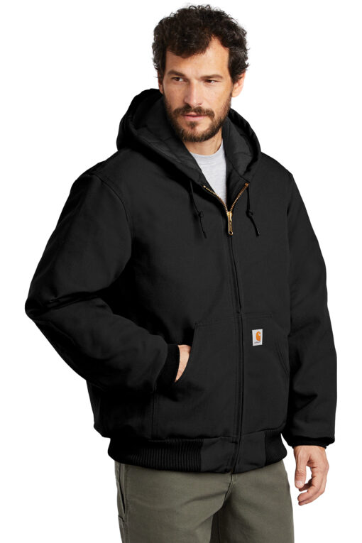 Carhartt Quilted-Flannel-Lined Duck Active Jac