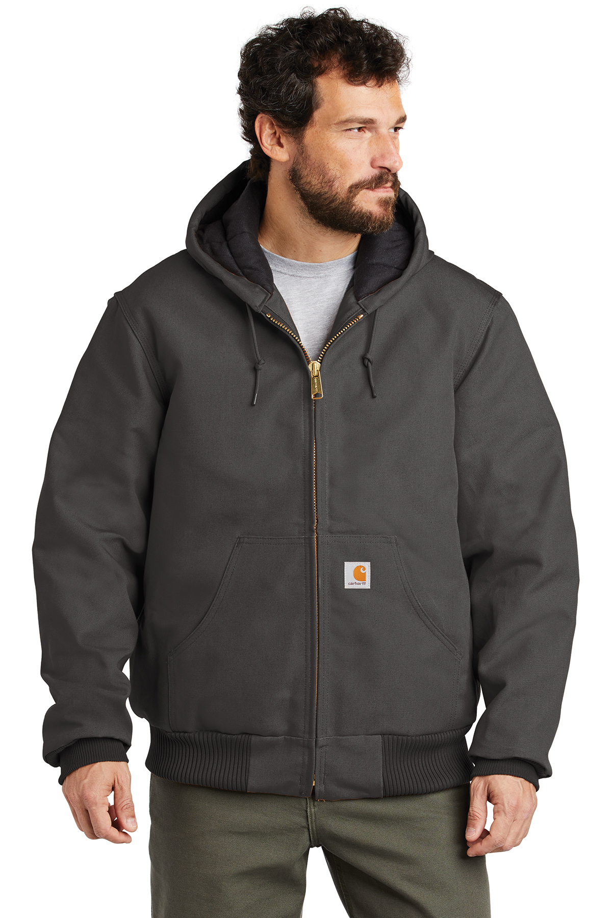 Carhartt Quilted-Flannel-Lined Duck Active Jac - Image 6
