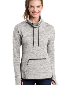 Sport-Tek Ladies Triumph Cowl Neck Pullover