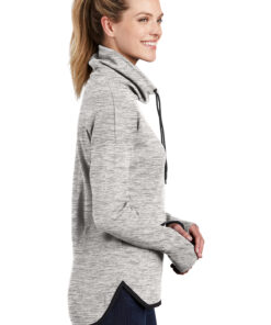 Sport-Tek Ladies Triumph Cowl Neck Pullover - Image 3