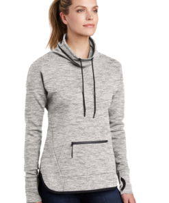 Sport-Tek Ladies Triumph Cowl Neck Pullover - Image 2