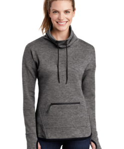Sport-Tek Ladies Triumph Cowl Neck Pullover - Image 5