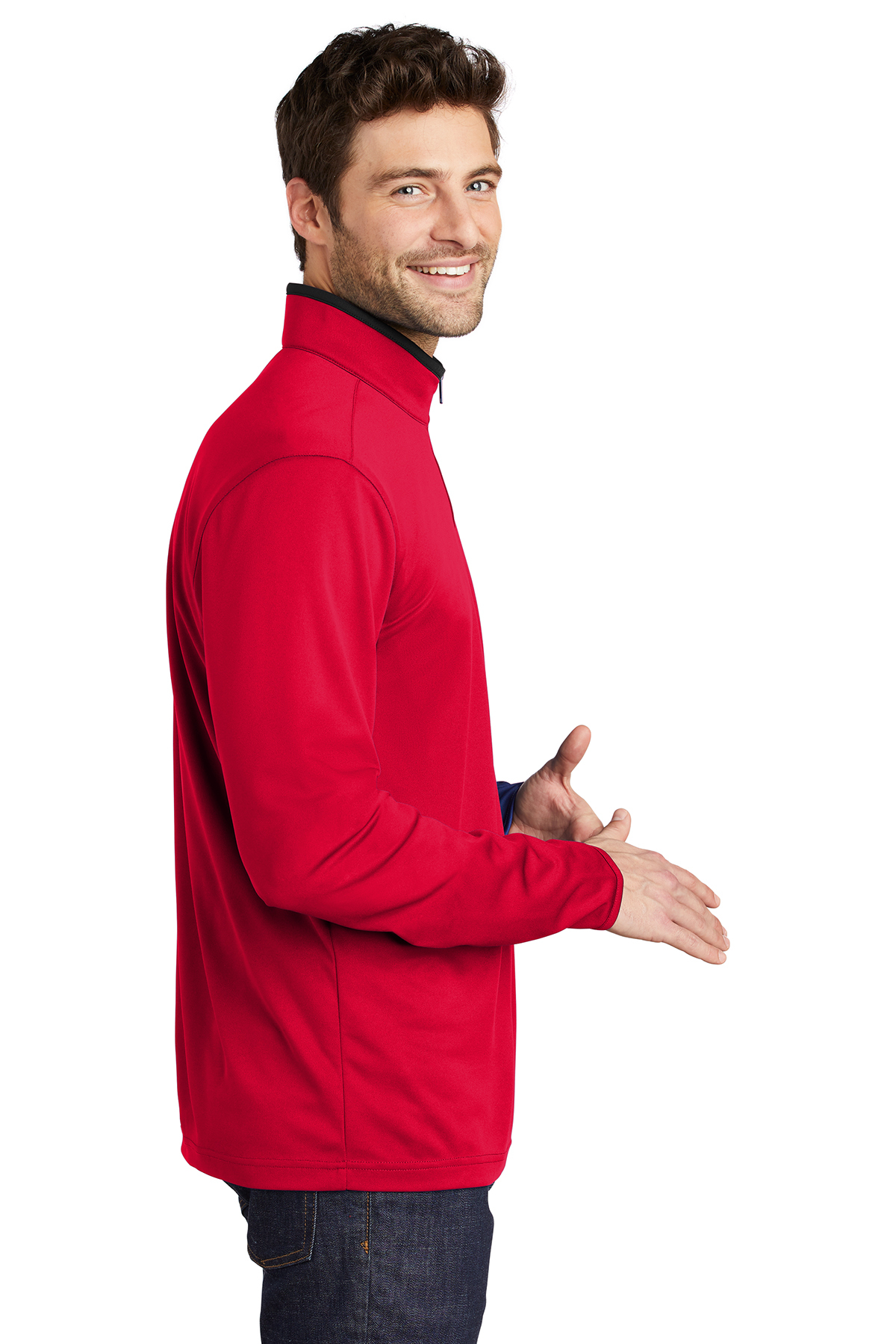Port Authority Silk Touch Performance 1/4-Zip - Image 3