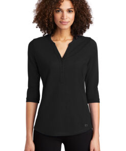 OGIO Ladies Jewel Henley - Image 5