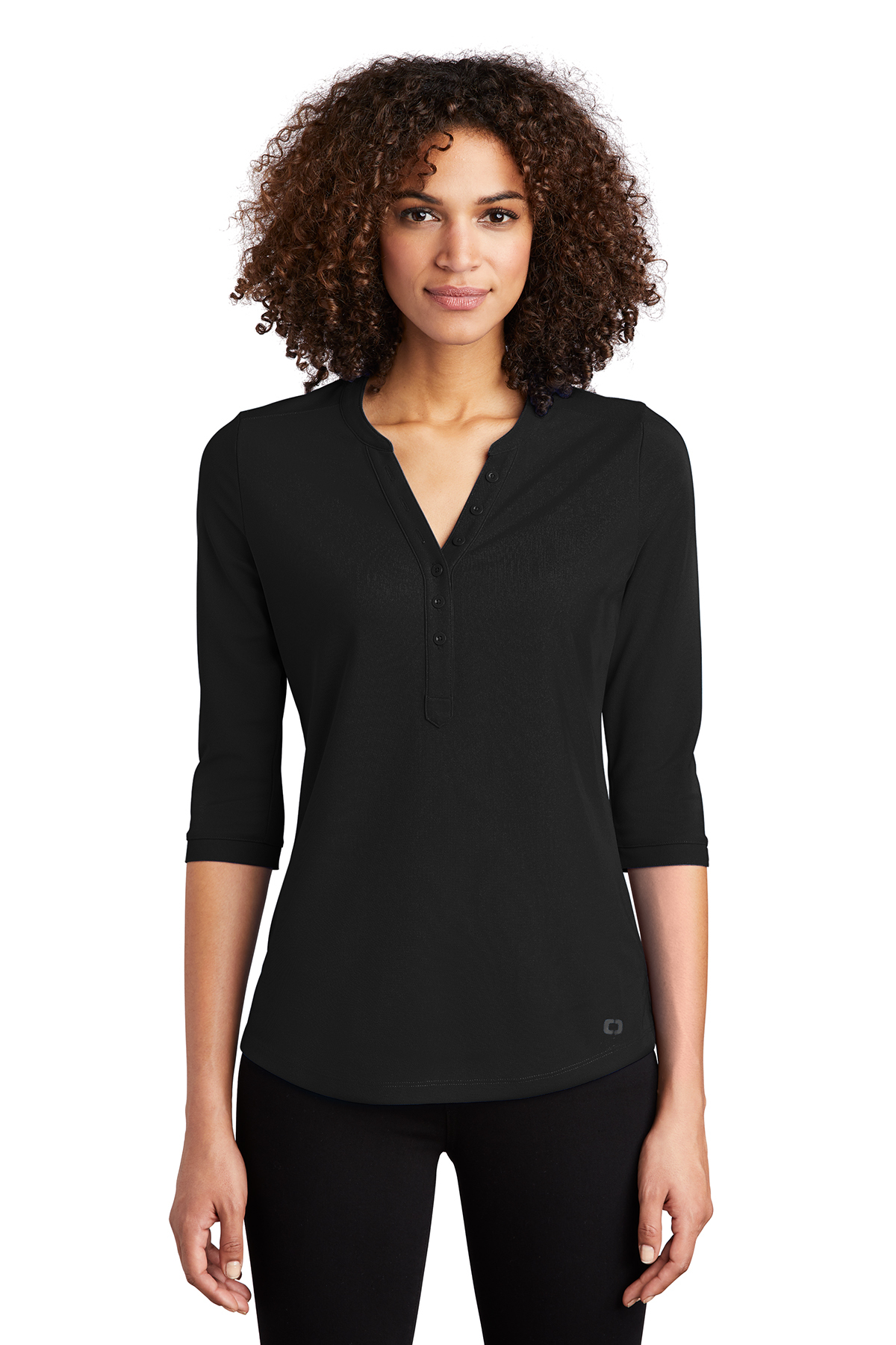 OGIO Ladies Jewel Henley - Image 5