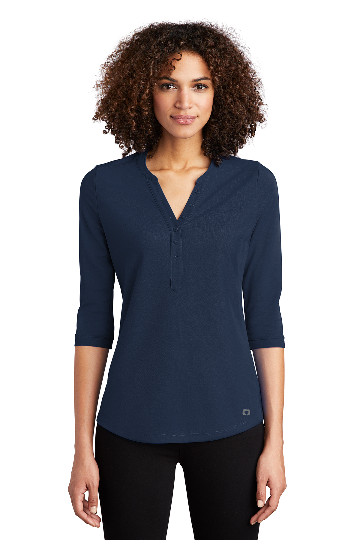 OGIO Ladies Jewel Henley - Image 1
