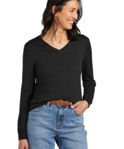 Brooks Brothers Women's Washable Merino V-Neck Sweater - Image 8