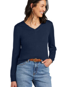 Brooks Brothers Women's Washable Merino V-Neck Sweater - Image 6