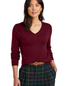 Brooks Brothers Women's Washable Merino V-Neck Sweater - Image 2