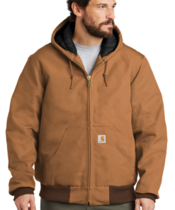 Carhartt Quilted-Flannel-Lined Duck Active Jac - Image 7