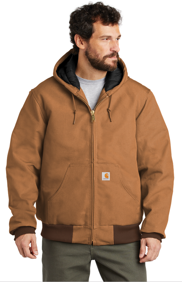 Carhartt Quilted-Flannel-Lined Duck Active Jac - Image 7