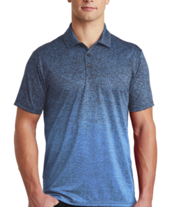 Sport-Tek Ombre Heather Polo - Image 1