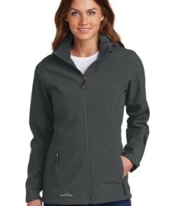 Eddie Bauer Ladies Hooded Soft Shell Parka - Image 1