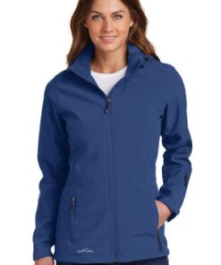 Eddie Bauer Ladies Hooded Soft Shell Parka - Image 3
