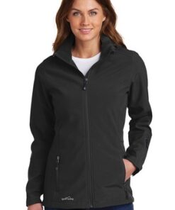 Eddie Bauer Ladies Hooded Soft Shell Parka - Image 2
