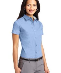 Port Authority Ladies Short Sleeve Easy Care Shirt - Image 2