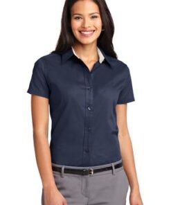 Port Authority Ladies Short Sleeve Easy Care Shirt - Image 8
