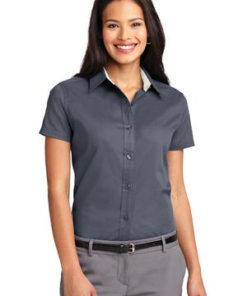Port Authority Ladies Short Sleeve Easy Care Shirt - Image 10