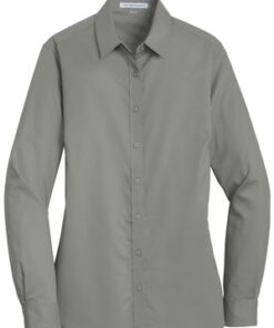 Port Authority Ladies SuperPro Twill Shirt - Image 5