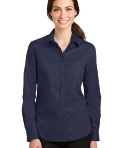 Port Authority Ladies SuperPro Twill Shirt - Image 12
