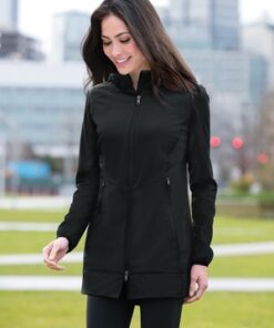 Port Authority Ladies Active Hooded Soft Shell Jacket - Image 7