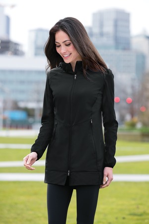 Port Authority Ladies Active Hooded Soft Shell Jacket