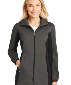 Port Authority Ladies Active Hooded Soft Shell Jacket - Image 9