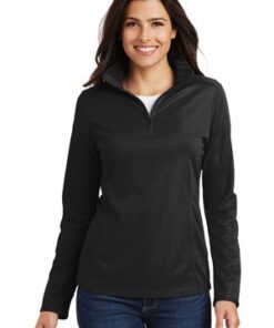 Port Authority Women's Pinpoint Mesh 1/2-Zip - Image 4