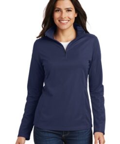 Port Authority Women's Pinpoint Mesh 1/2-Zip - Image 5